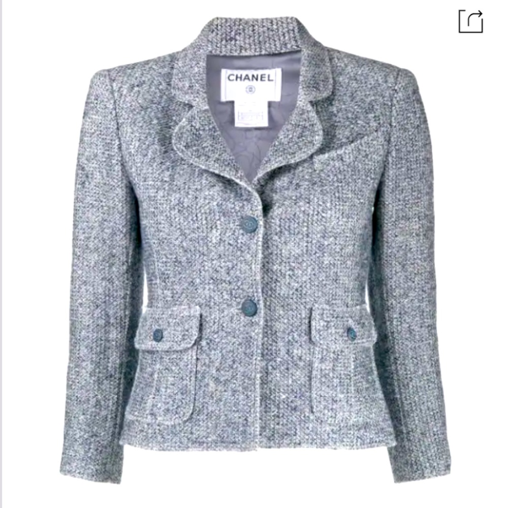 [Sold] Chanel 2003 spring tweed jacket look 32
